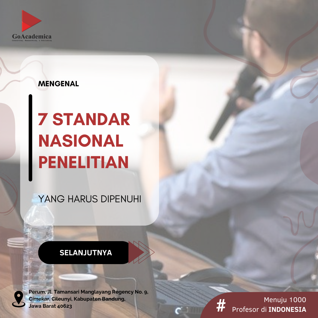 Standar Penelitian Perguruan Tinggi yang Dikeluarkan oleh Dikti